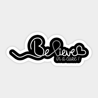 Believe- Diabetes Gifts Diabetes Awareness Sticker